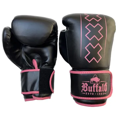 Obrázok produktu pre Boxerské rukavice Buffalo Outrage čierne s ružovou 10oz