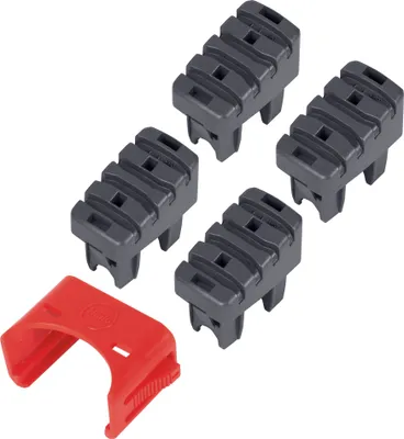 Produktbild von Hailo Fuß-Set 4 Stück Stütz- und Steigholm mit Montage-Klammer für Profiline S150 (01/2015-10/2016)