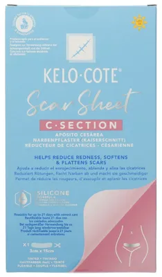 Produktbild von KELO-COTE Silikon-Narbenpflaster Kaiserschnitt 1St PZN 18359322