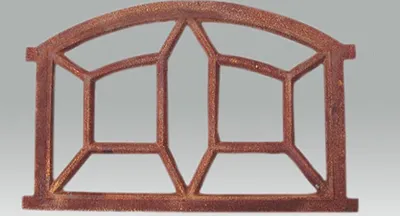 Produktbild von Eisenfenster Stallfenster, Fenster antik für Garten Ruine, De Spin klein 65x44cm
