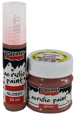 Obrázek produktu pro Lesklá akrylová barva Pentart 20 ml - bourdon