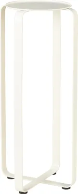Produktbild von Scheurich Avignon 51, Pflanzenständer/Blumenständer/Blumentopfständer/Postament aus Metall Farbe: White Matt, 23,3 cm Durchmesser, 51,4 cm hoch, 14,9 l Vol.