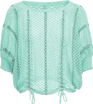 Image de Pull en maille IMMY pour femmes - turquoise lagon, XS/S