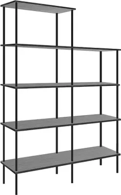Immagine prodotto di Home Deluxe INDU Scaffale in rovere scuro 140 x 196 cm I Scaffale, Scaffale in piedi, Scaffale aperto, Scaffale da salotto
