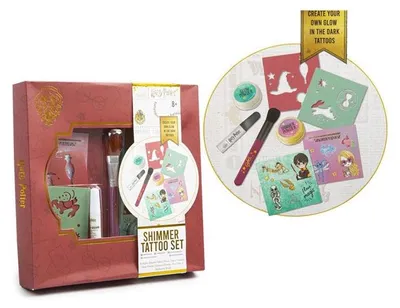 Produktbild von Harry Potter Glitzer-Tattoo-Set für Kinder