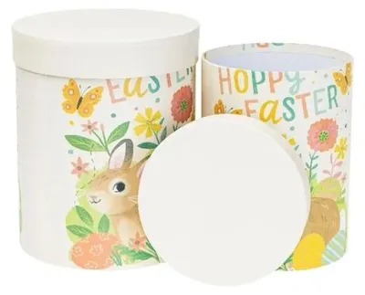 Image de Boîte de fleurs "Flower Box" pour Pâques, contenant 2 pièces, modèle "Rosette"