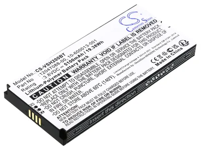 Immagine prodotto di TECHTEK Batteria compatibile con [Vivint] Smart Hub Control Panel, VS-SH2000-C00 sostituisce 10-600013-001, per 12047088-00