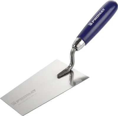 Produktbild von Berner Putzkelle L.140mm B.85mm rostfrei,m.Buchenholzheft VA PROMAT