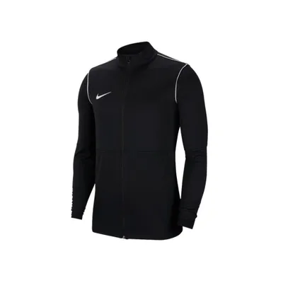 A black Nike jacket shown from the front against a white background.