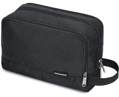 Produktbild von Kulturbeutel Reise Kosmetiktasche Toilettenorganizer Schwarz 24x15x12 cm