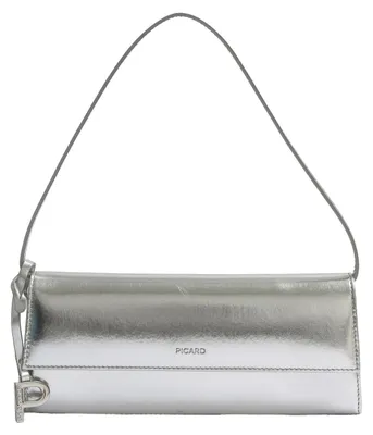 Imagen del producto de PICARD Cuero bolso de hombro bolso de mano Auguri Shoulderbag Silver plateado