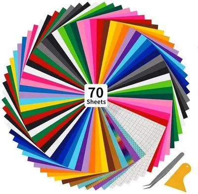 Obrázek produktu pro vinylová fólie, 70 kusů, samolepicí