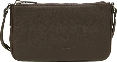 Produktbild von Marc O'Polo Leder Umhängetasche Fuana Crossbody Bag Dark Earth dunkelbraun