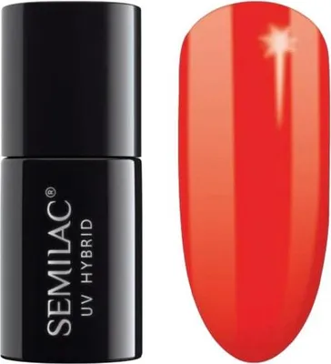 Produktbild von Roter Hybrid-Nagellack Sexy Red 039 Semilac 7ml
