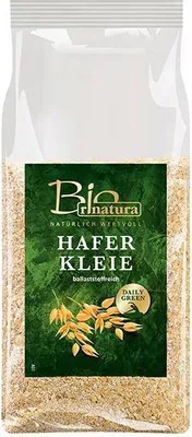 Produktbild von Rinatura Haferkleie  500 G Beutel Vegan Proteinquelle Ballaststoffreich