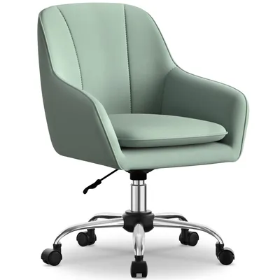 Produktbild von Adormii Bürostuhl Ergonomisch, 360° Drehstuhl Höhenverstellbar, Schreibtischstuhl 150 kg belastbar, Schminkstuhl für Arbeitszimmer, Schlafzimmer