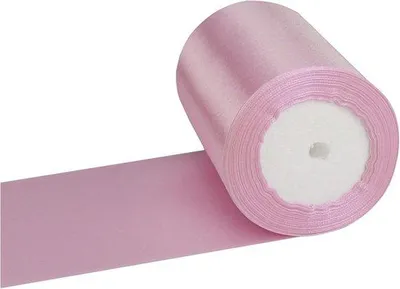 Image de Ruban de satin, 10 cm de large, 23 m - Ruban cadeau pour bonbons - Fil de Noël pour le bricolage - Fêtes, mariages, Saint-Valentin, anniversaires - Fil en rouleau résistant