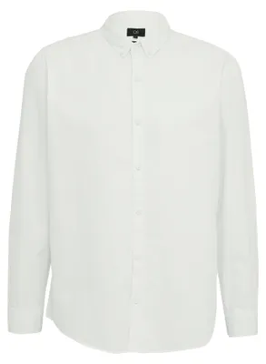 Produktbild von s.Oliver Herren Hemd Baumwolle Twill Regular Fit Button-Down-Kragen Logostickerei Waschung