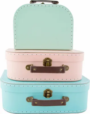 Produktbild von PASTELLKOFFER - Dekorative Kinderkoffer, 3-teilig, Sass&Belle