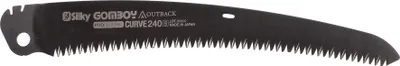 Produktbild von Silky Ersatzsägeblatt für Gomboy Curve Outback 240mm, 8 ZpZ grob, gebogene Klinge als Wechselblatt und Ersatzblatt für die Japansäge, Ersatzklinge