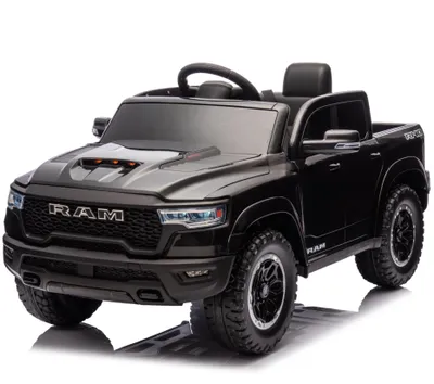 Produktbild von Dodge RAM 1500 - Kinder Elektroauto - 12V - mit Fernbedienung - Schwarz