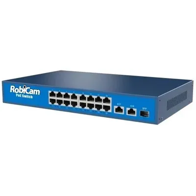 Obrázok produktu pre Prepínač RobiCam s 18 portmi, PoE