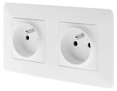 Immagine prodotto di ARTEZO Presa doppia precablata - 2P + E 16A - Bianco