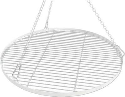 Produktbild von Schwenkgrill TENNEKER inkl. Gulaschtopf Ø 64 cm, Edelstahl-Konstruktion, Kurbelsystem zur Höhenverstellung, Suppenkelle