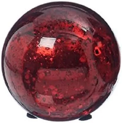 Produktbild von Deko-Kugel Glas rot Ornamente Ø 10 cm Stückpreis