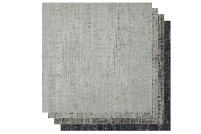 Klebefliesen in Beige-Grau Streifen. Mit verschiedenen Farbdesigns.
