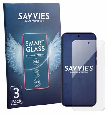 Produktbild von 3x Savvies Schutzglas Folie für Oppo Reno 16 9H Panzer Schutzfolie Glas Displayschutz klar transparent