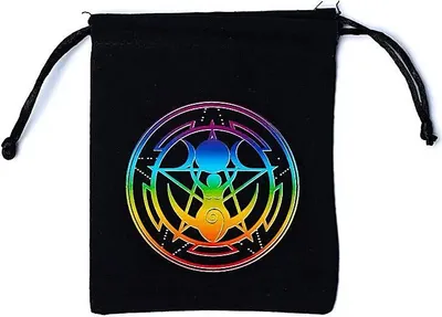 Produktbild von Baumwolltasche Goddess Schwarz – 12 x 105 cm. Packung mit 10 Stück – 12 x 10,5 cm