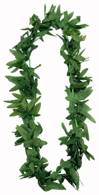 Hawaii-Blättergirlande, 50 cm, Polyester, wiederverwendbar, tropisch