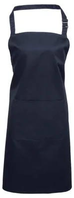 Immagine prodotto di Premier - Grembiule con pettorina "Colours Collection" per uomo/donna unisex, tasca LT5855 (taglia unica) (blu navy)