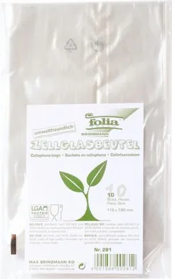 Immagine prodotto di Folia 281 sacchetti in cellophane 11,5 x 19 cm 10 pezzi(T)