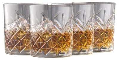 Immagine prodotto di Set di 4 bicchieri da whisky in cristallo, capacità 230 ml