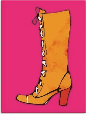 Produktbild von ARTland Leinwandbild Stiefel Größe: 45x60 cm