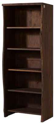 Immagine prodotto di MASSIVMOEBEL24 | scaffale in legno di Acacia 81x45x204 marrone laccato PURE ACACIA #206