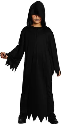 Produktbild von Rubies Black robe, Maskenkostüm, Kind, Uni, Schwarz, Uni, Einfarbig