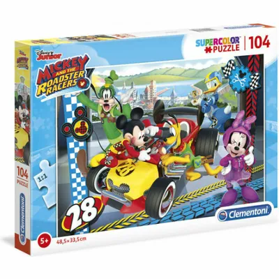 Image de Clementoni 104Pcs Puzzle Mickey et le Roadster R