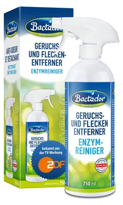 Produktbild von Bactador Enzymreiniger Spray 750ml - Geruchsentferner & Fleckenentferner