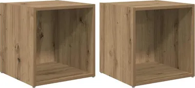 Produktbild von vidaXL TV-Schrankset 2 pcs Artisan-Eiche Holzwerkstoff