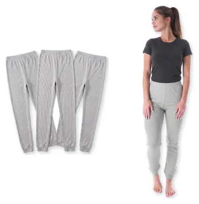 Produktbild von Black Snake Thermounterhose Damen lang mit Innenfleece 3er Pack - L - Grau, KI-generiertes Bild