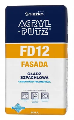 Produktbild von Außenspachtelmasse 5kg, Weiß, Zementbasis, Glatte Oberfläche, Wetterbeständig, Für Reparaturen