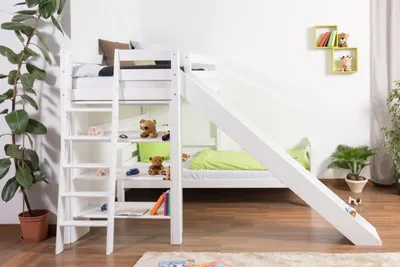 Produktbild von Kinderhochbett mit Rutsche