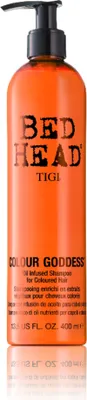 Produktbild von Tigi Bed Head Colour Goddess, 400 ml, Shampoo, Gefärbtes Haar, Farbschutz, Feuchtigkeitsspendend, Glättend, Pumpenflasche, Toffee