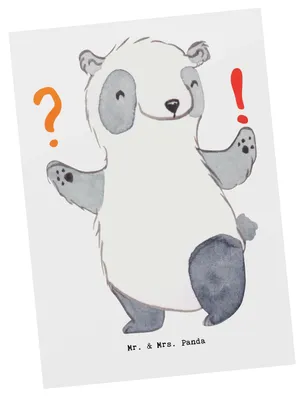 Produktbild von Mr. & Mrs. Panda Postkarte Berater Herz - Weiß - Geschenk, Fotokarte, Ansichtskarten, Lösung, Schlau, Finanzberater, Ansichtskarte, Hilfe, bildkarte, Postkarten