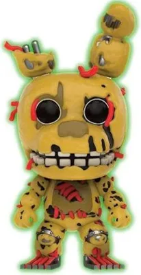 Produktbild von FUNKO POP CULTURE GAMES FIVE NIGHTS AT FREDDY'S SPRINGTRAP GITD VYNIL FIGURE  Funko