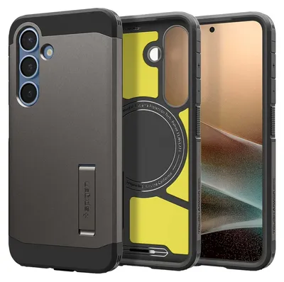Productafbeelding van Spigen Tough Armor Backcover MagSafe voor de Samsung Galaxy S25 Plus - Gunmetal