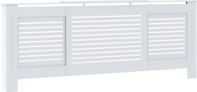 Immagine prodotto di vidaXL Rivestimento per radiatori in MDF bianco 205 cm